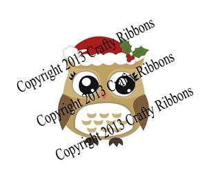 Christmas Owl - Digi 6
